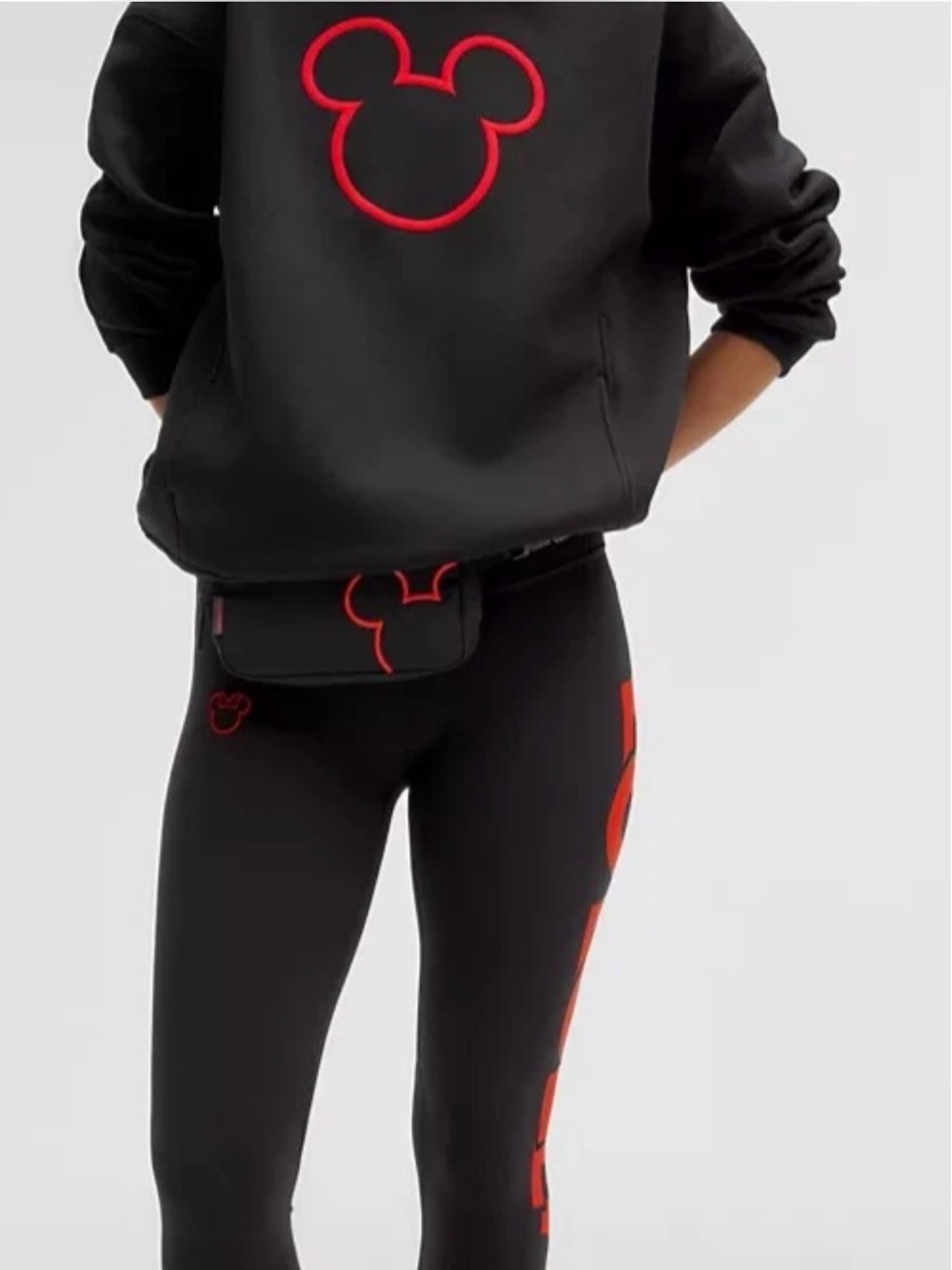 Lululemon x Disney Sold Out Limited Edition Mickey Mouse Oversized Hoodie Black - Picture 7 of 15